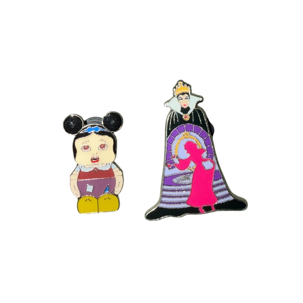 Disney Snow White Evil Queen Magic Mirror Trading Pin Lot Enamel Disney Parks